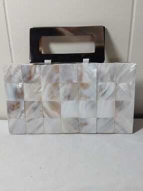 Shiraleah Vintage Mother of Pearl Purse Clutch